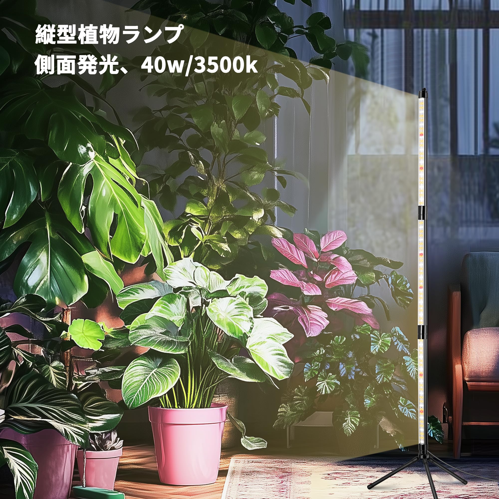 Amazon.co.jp: Raygrov 植物育成ライト led 3段タイマー（3/9/12時間